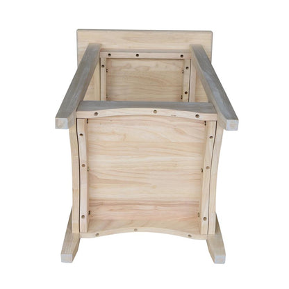 Bombay Tall End Table, Unfinished