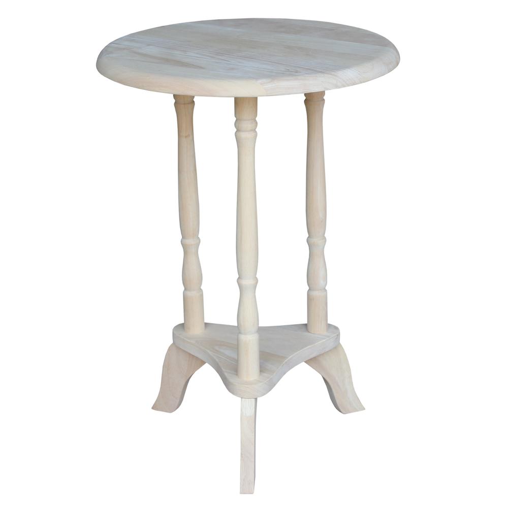 Round Plant Table , Unfinished