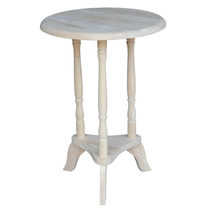Round Plant Table , Unfinished