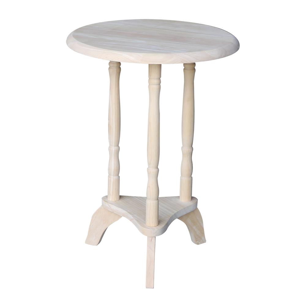 Round Plant Table , Unfinished