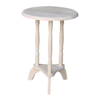 Round Plant Table , Unfinished