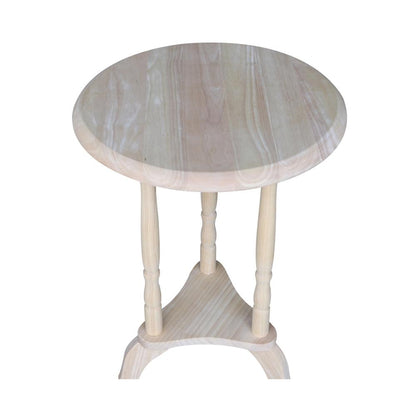 Round Plant Table , Unfinished