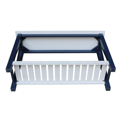 Surrey Console/Sofa Table, Blue/antiqued chalk