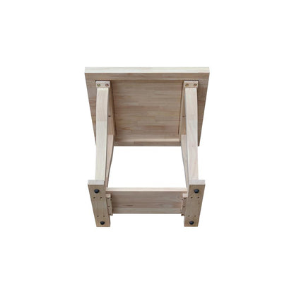 LaCasa Solid Wood End Table - Unfinished