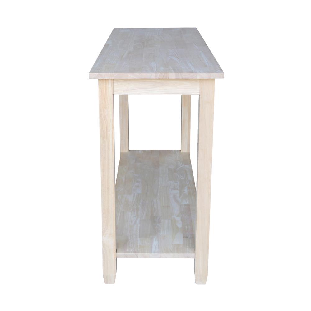 Solano Console - Server Table, Unfinished