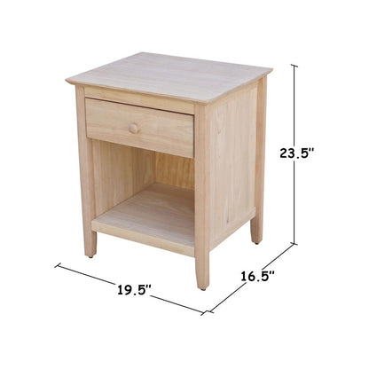 Nightstand With 1 Drawer