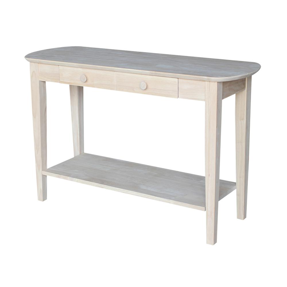 Philips Oval Sofa Table , Unfinished