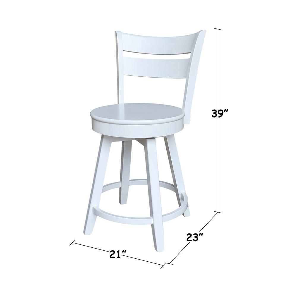 Sara Counter Height Stool with Swivel Seat