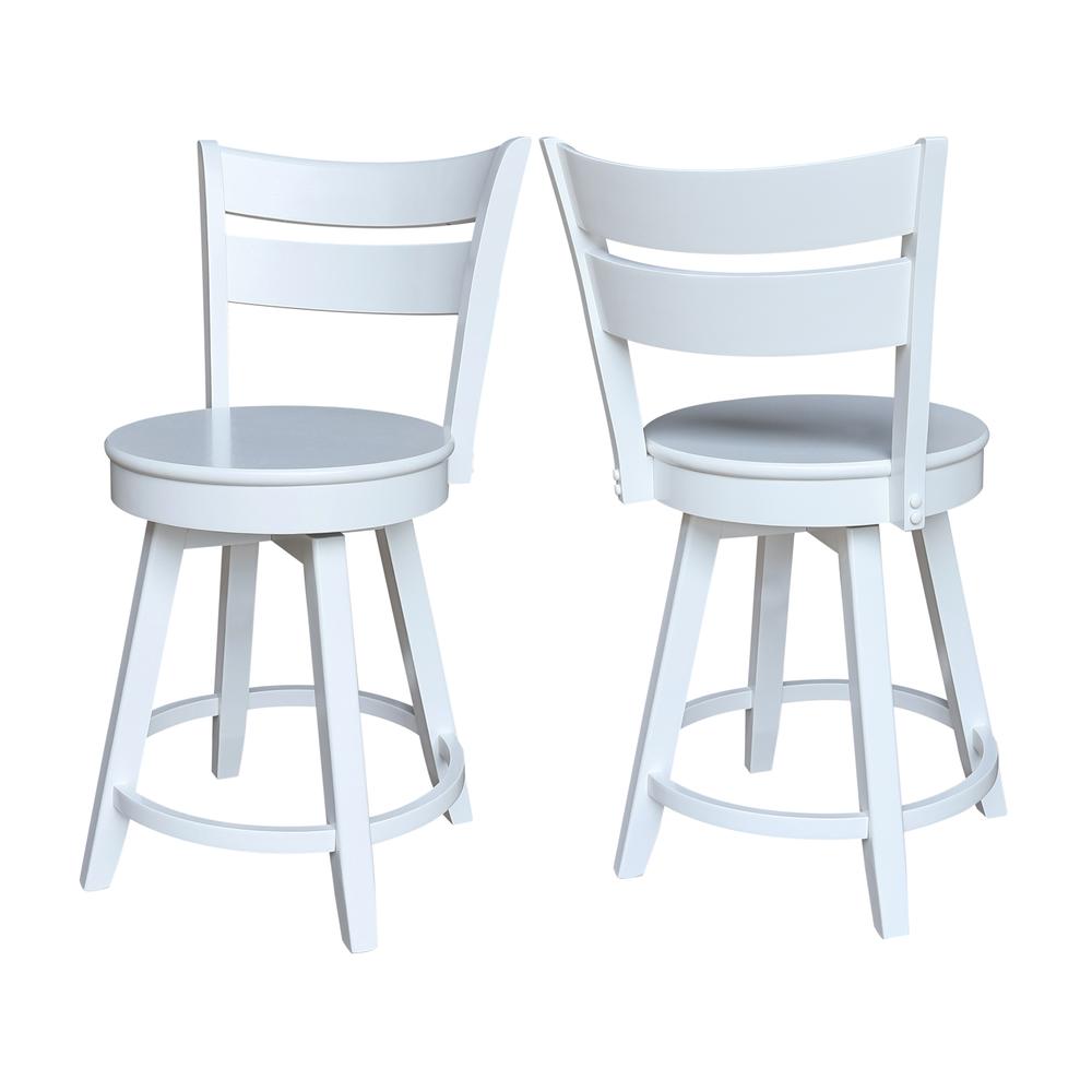 Sara Counter Height Stool with Swivel Seat