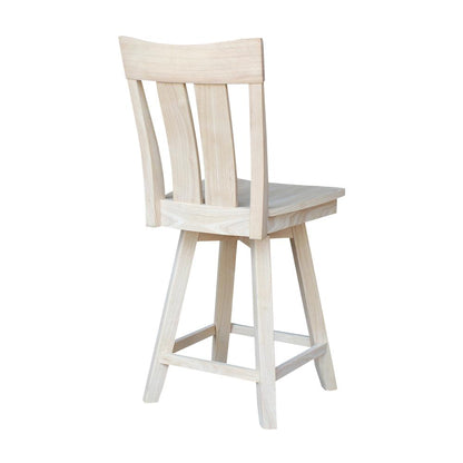 Ava Counter height Stool - 24" Seat Height, Unfinished