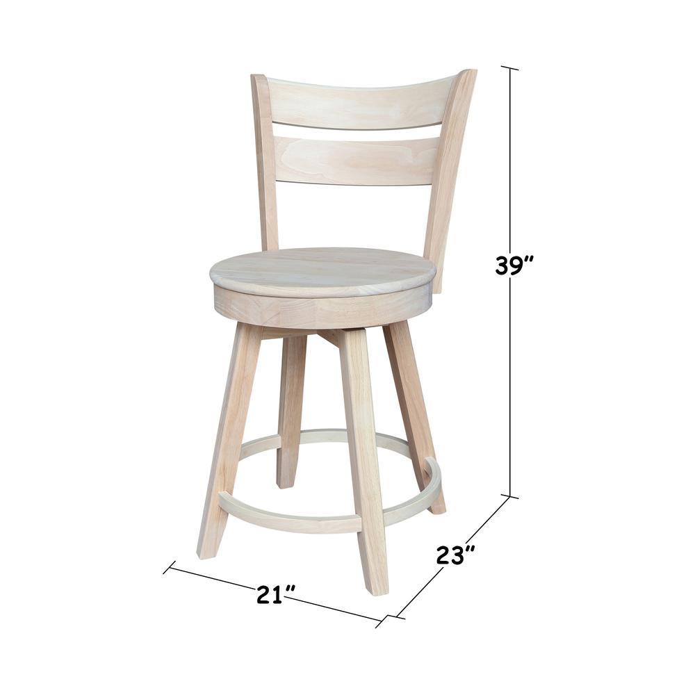 Sara Counter Height Stool with Swivel Seat