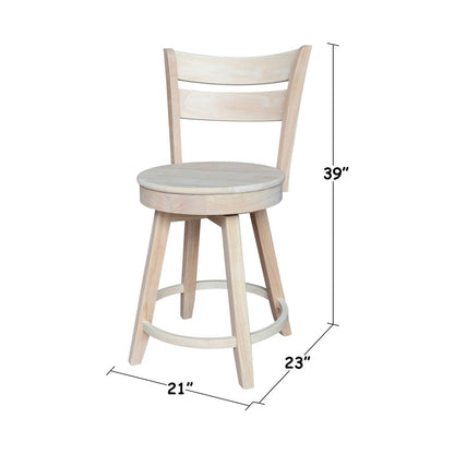 Sara Counter Height Stool with Swivel Seat