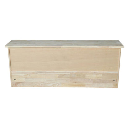 Wall Shelf Unit with Storage, Unfinished