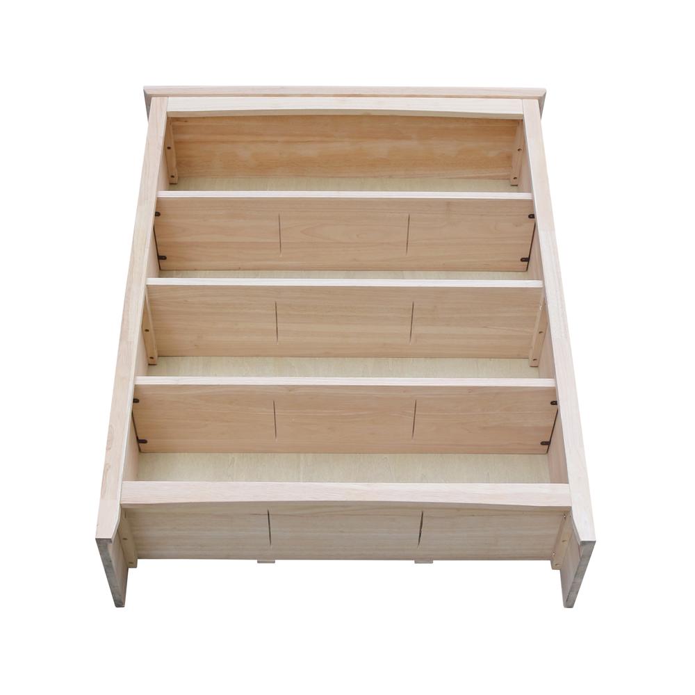 Shaker Bookcase - 48 in H, Unfinished