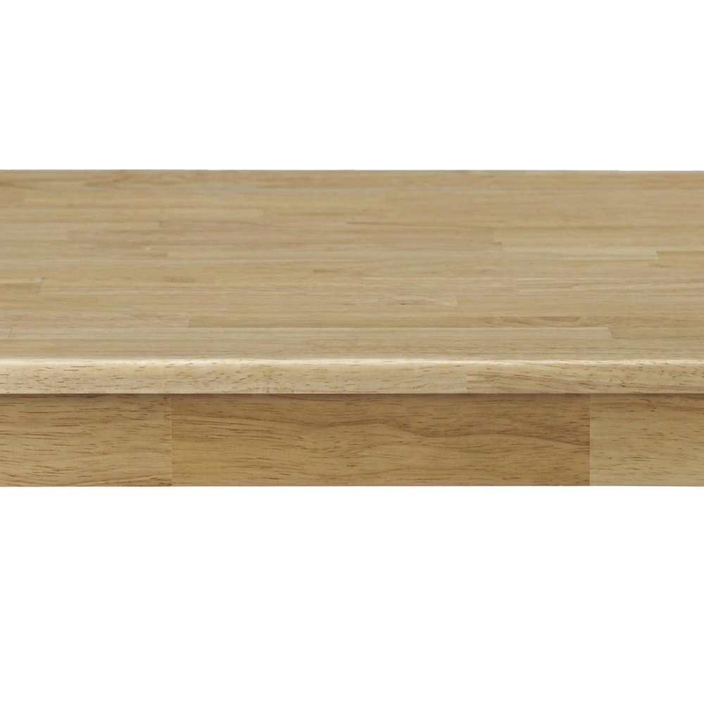 Parawood Solid Wood Small Dining Table, Compact Kitchen Dinner Table