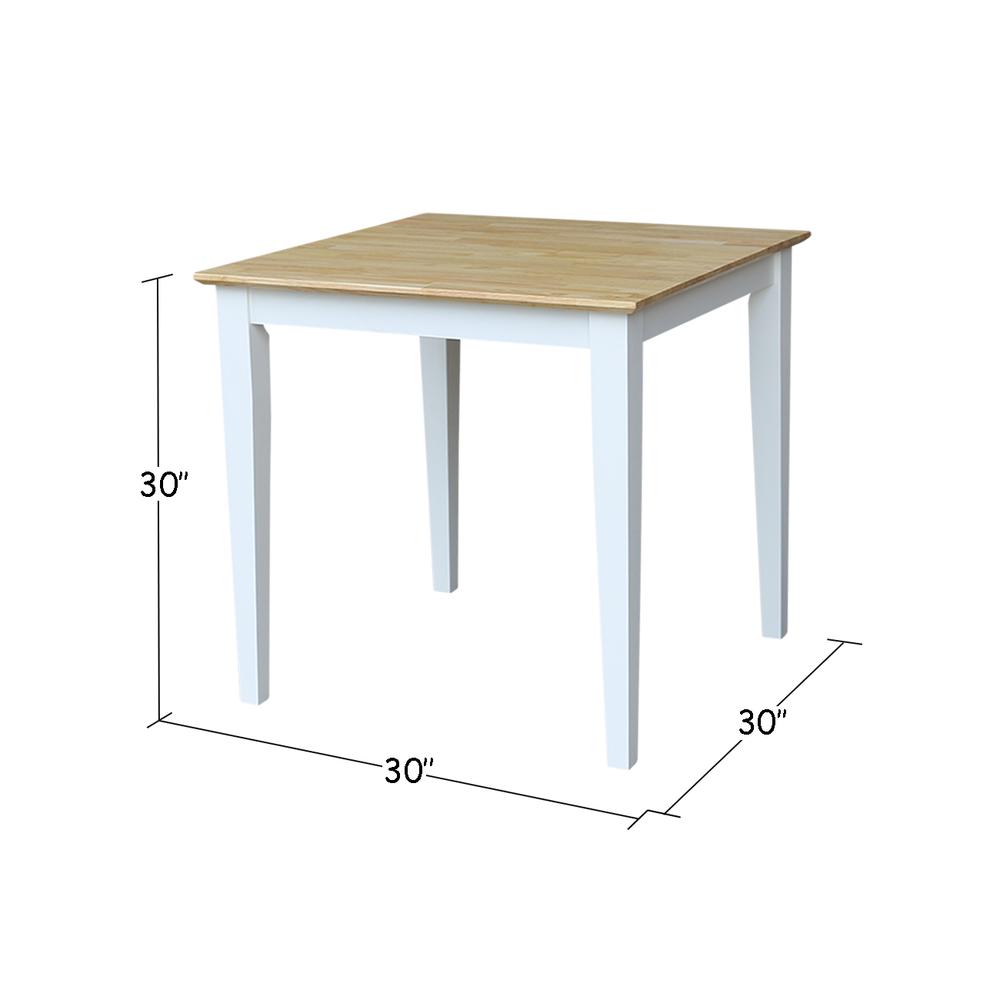 Solid Wood Top Table