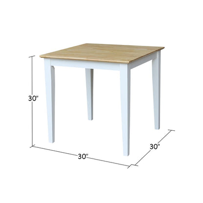 Solid Wood Top Table