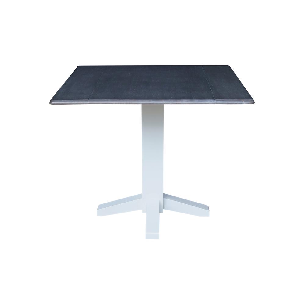 36" Square Dual drop leaf dining table