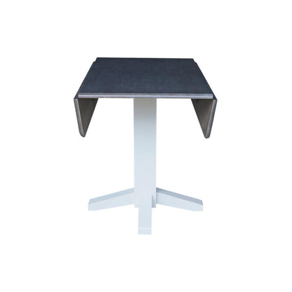 36" Square Dual drop leaf dining table