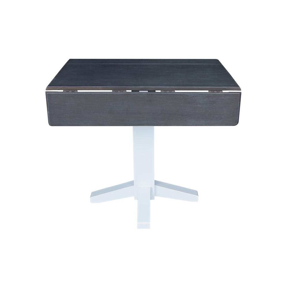 36" Square Dual drop leaf dining table