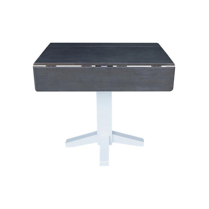 36" Square Dual drop leaf dining table