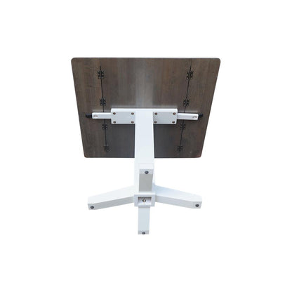 36" Square Dual drop leaf dining table