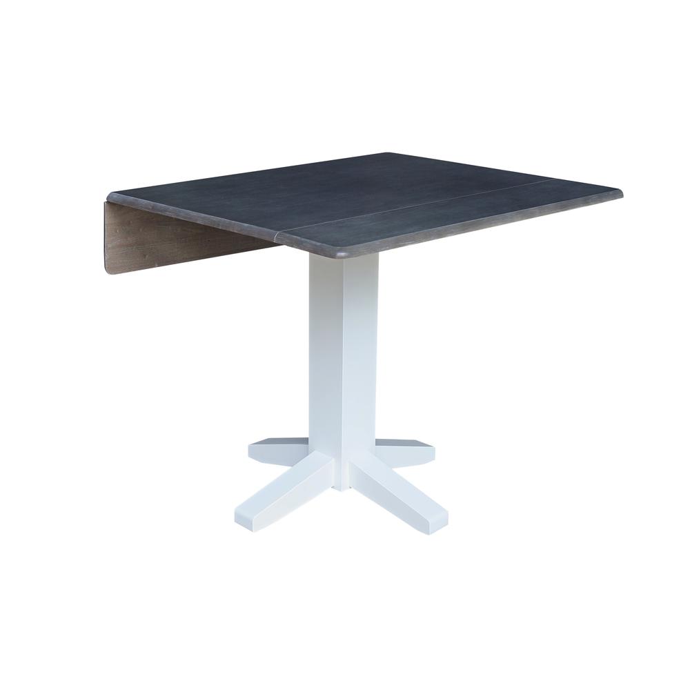 36" Square Dual drop leaf dining table
