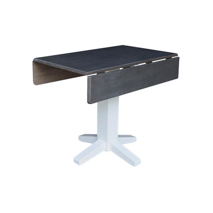 36" Square Dual drop leaf dining table
