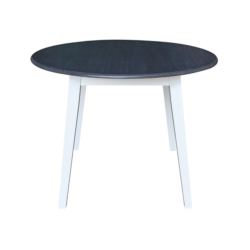 42" Round Dual Drop Leaf Table