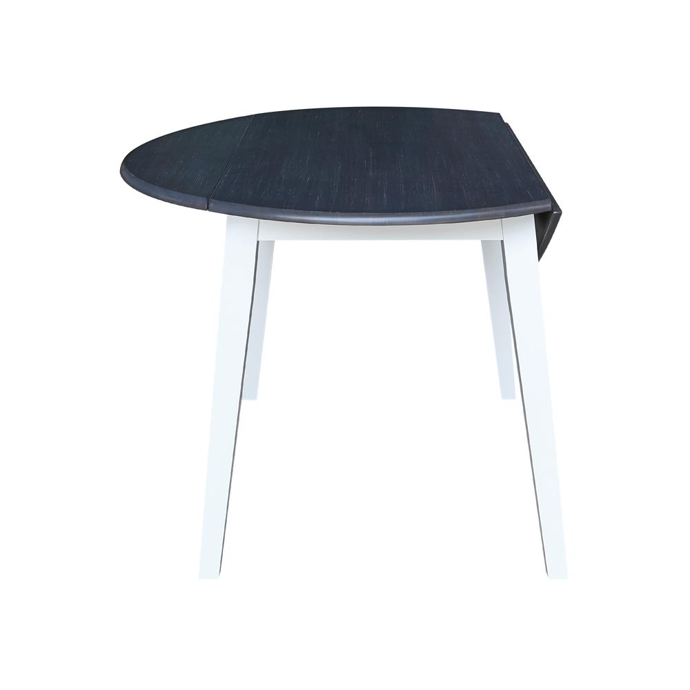 42" Round Dual Drop Leaf Table