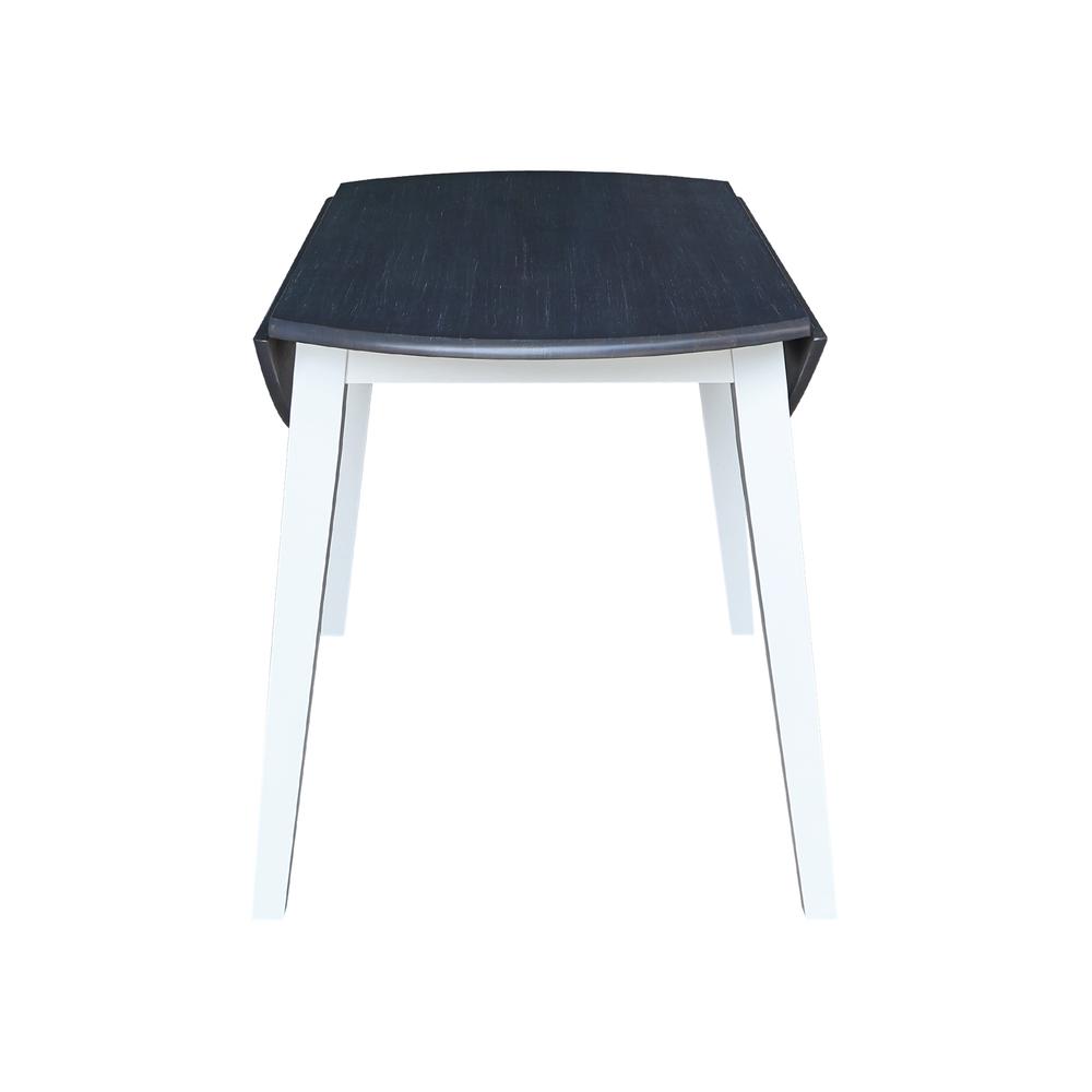 42" Round Dual Drop Leaf Table