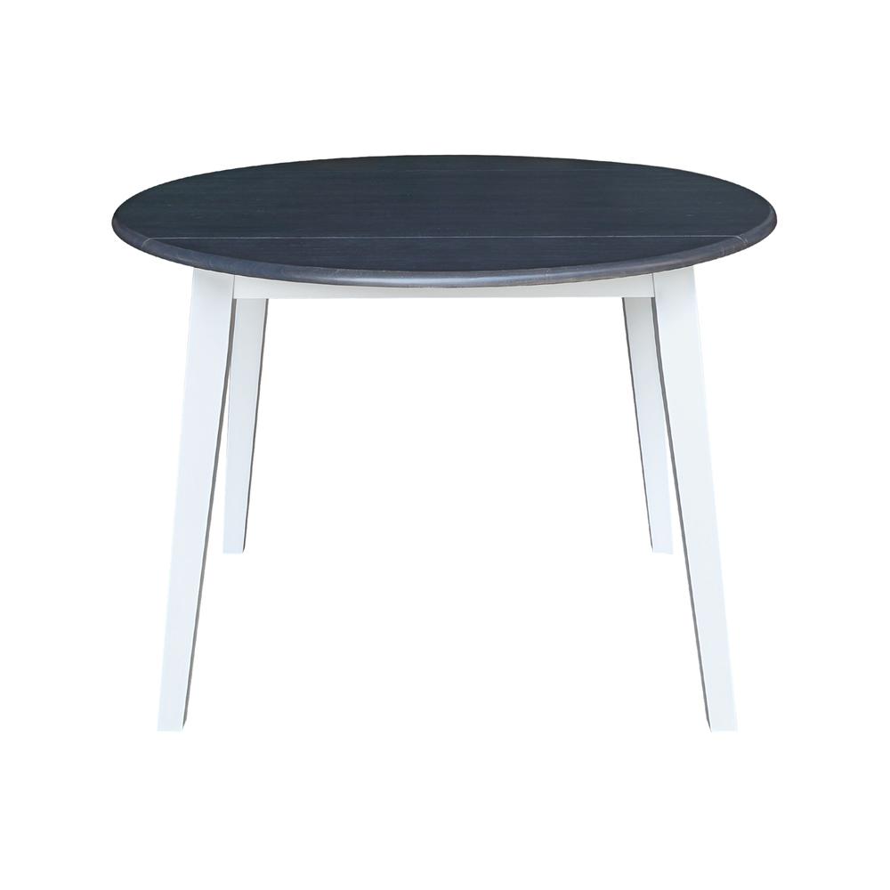 42" Round Dual Drop Leaf Table