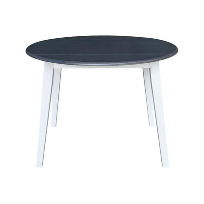 42" Round Dual Drop Leaf Table