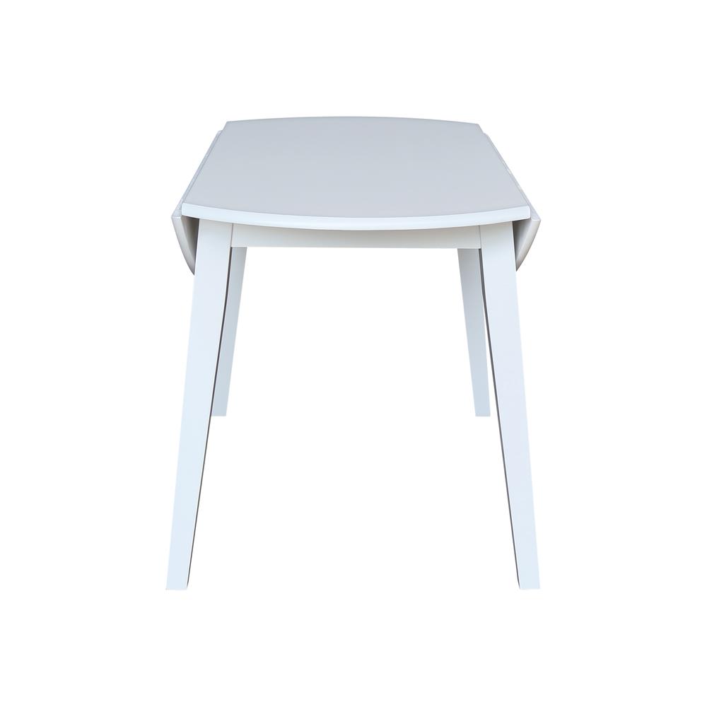 42" Round Dual Drop Leaf Table