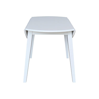 42" Round Dual Drop Leaf Table