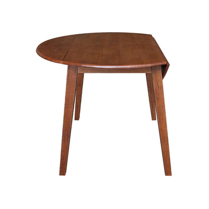 42" Round Dual Drop Leaf Table