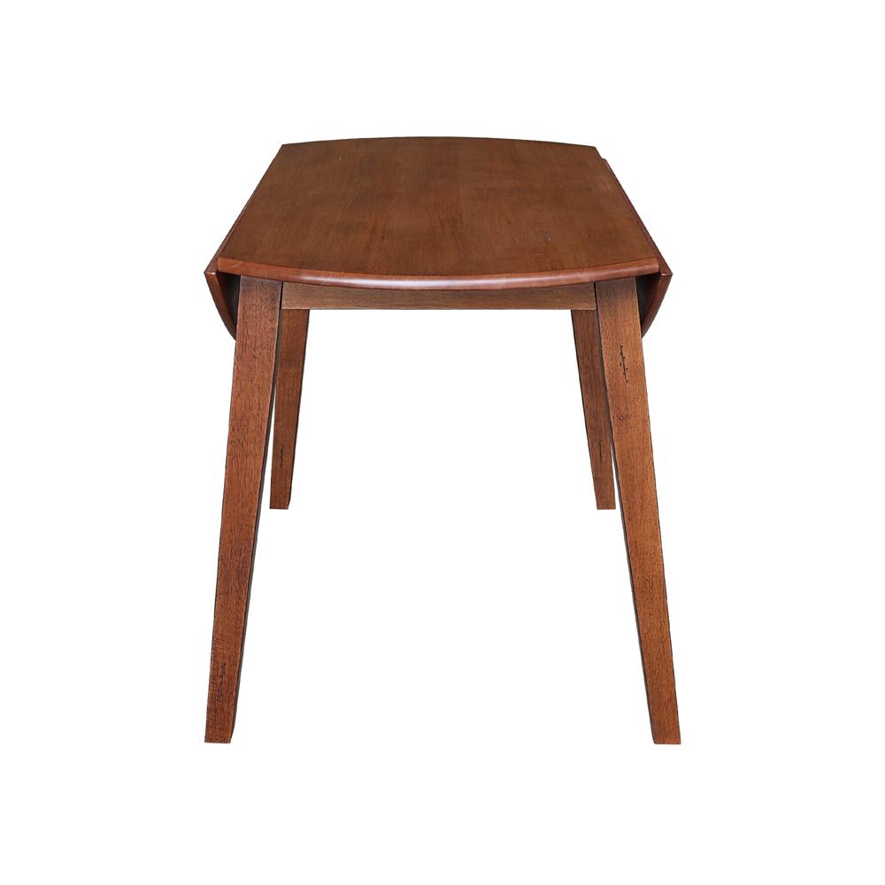 42" Round Dual Drop Leaf Table