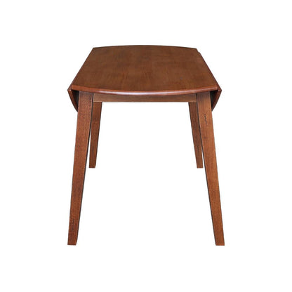 42" Round Dual Drop Leaf Table