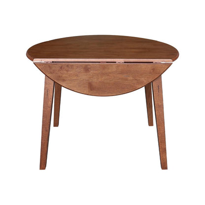 42" Round Dual Drop Leaf Table