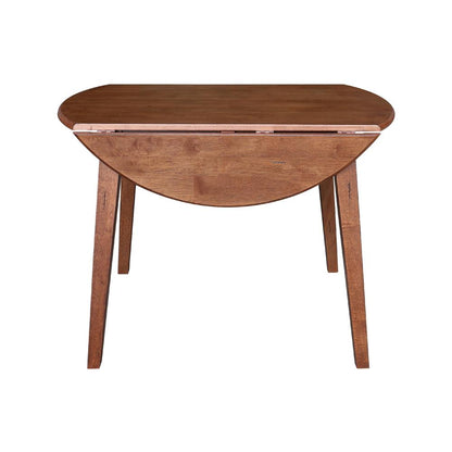 42" Round Dual Drop Leaf Table