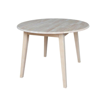 42" Round Dual Drop Leaf Table