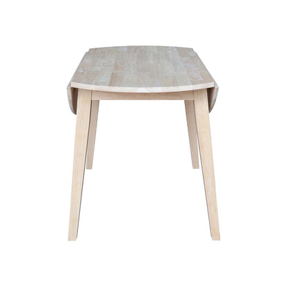 42" Round Dual Drop Leaf Table