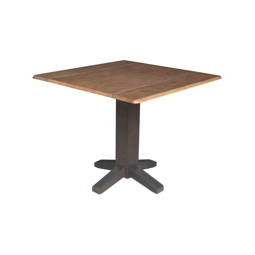 36" Square Dual drop leaf dining table