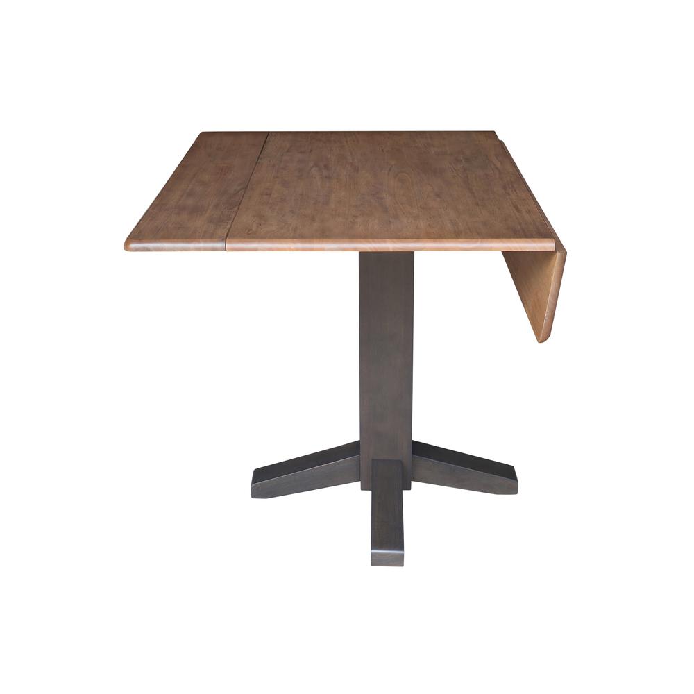 36" Square Dual drop leaf dining table