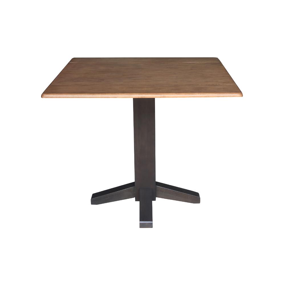 36" Square Dual drop leaf dining table