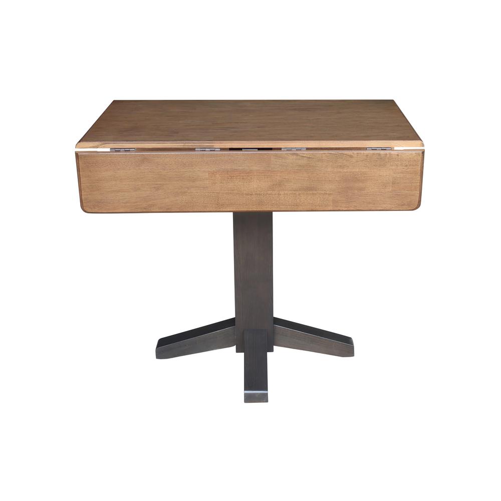 36" Square Dual drop leaf dining table