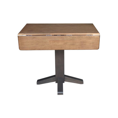 36" Square Dual drop leaf dining table