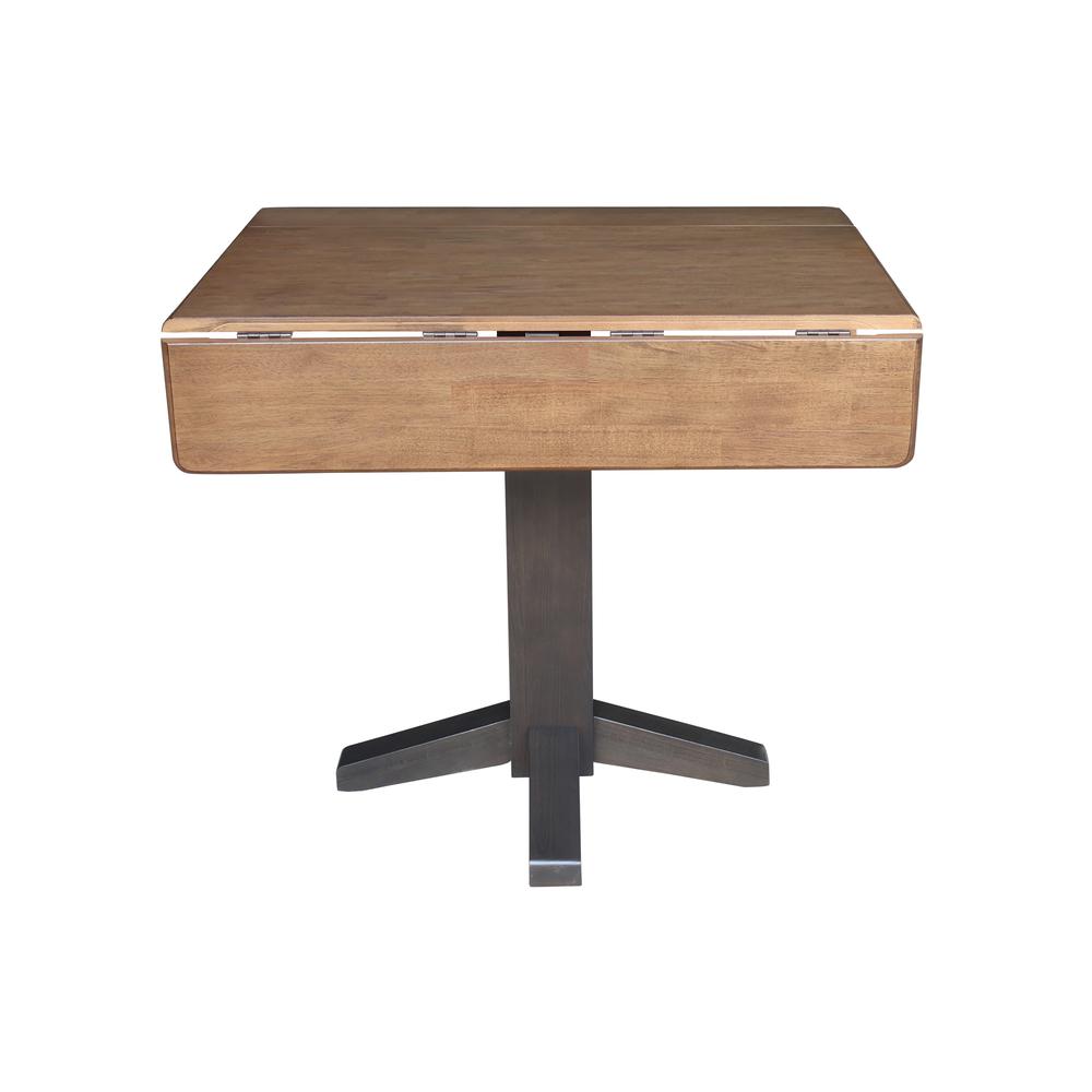 36" Square Dual drop leaf dining table