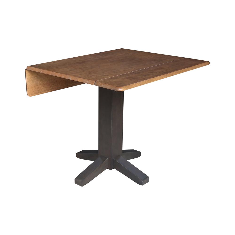 36" Square Dual drop leaf dining table