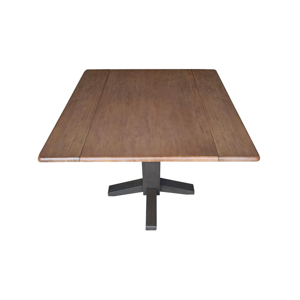 36" Square Dual drop leaf dining table